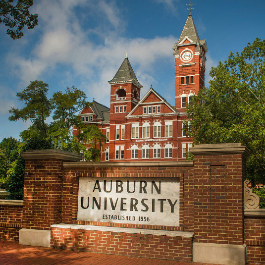 Auburn University welcome sign