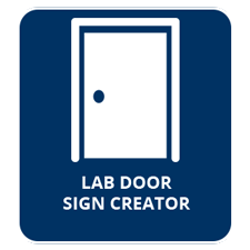 Lab Door Sign Creator