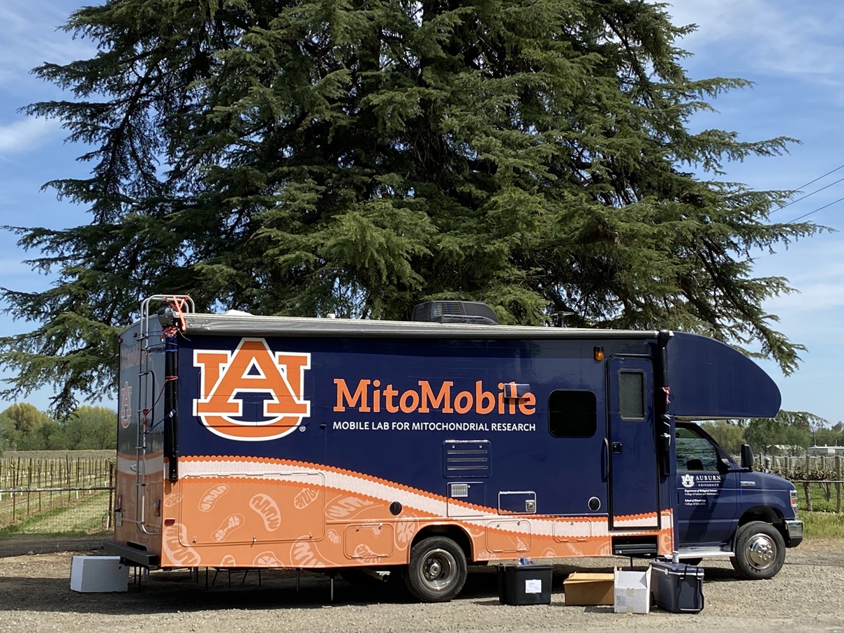 Auburn University's MitoMobile "laboratory on wheels" in California