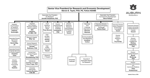 thumbnail image of AU research org chart (click through for full size)