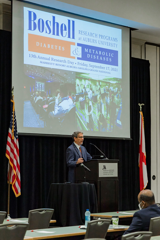 Robert Judd speaks at Boshell Diabetes and Metabolic Diseases Research Day 2021.