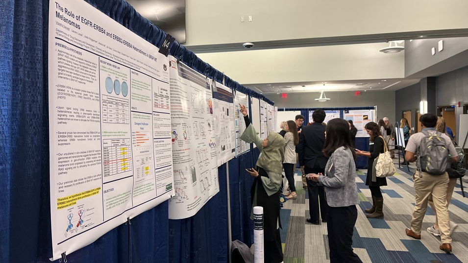 poster presenters at the 2023 Auburn Student Research Symposium