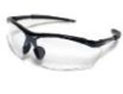 Glasses Polycarbonate lens, side shields for eye protection. Meets ANSI and OSHA specifications.