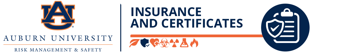 Insurance and Certificates Banner